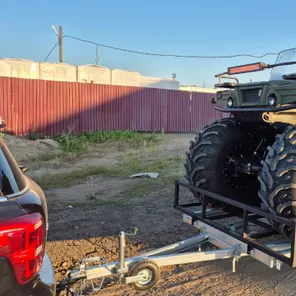 Прицеп 8659L4 3х2.5 м платформа бортовой тент